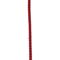 CORDE POLYESTER 4 MM ROUGE 12 M