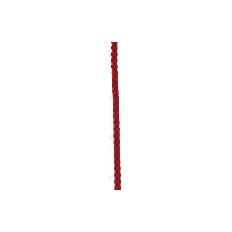 CORDE POLYESTER 4 MM ROUGE 12 M