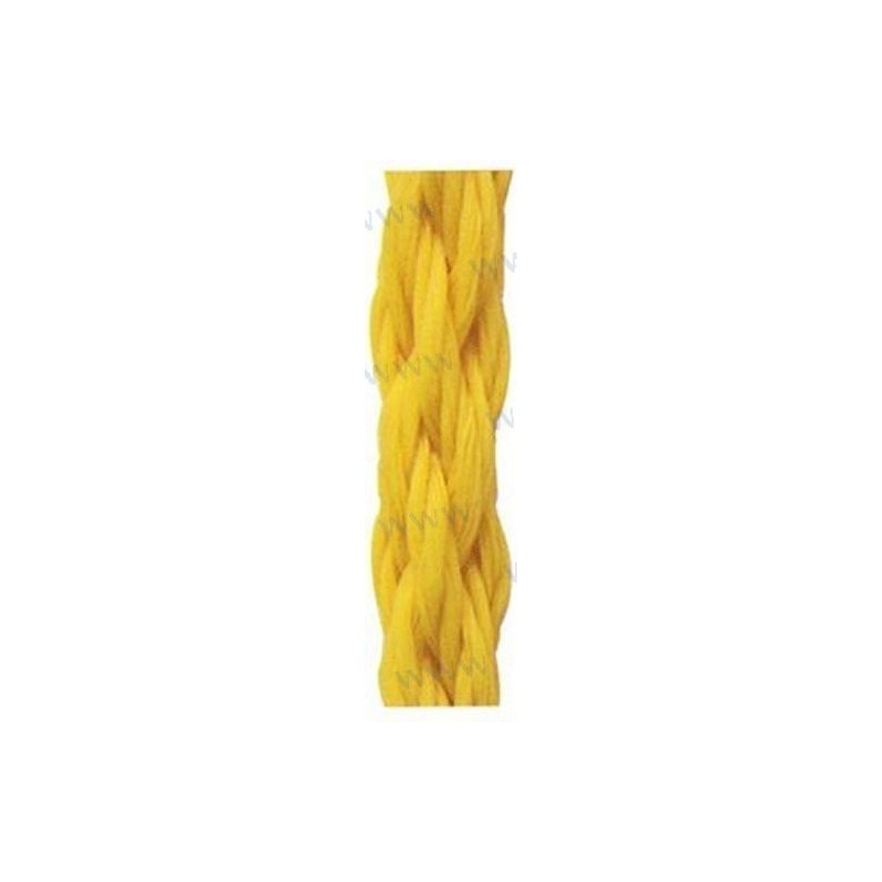 CORDE POLYETHYLENE 10MM JAUNE 110M