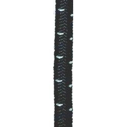 CORDE ELASTIQUE  NOIR 4MM. (100M)