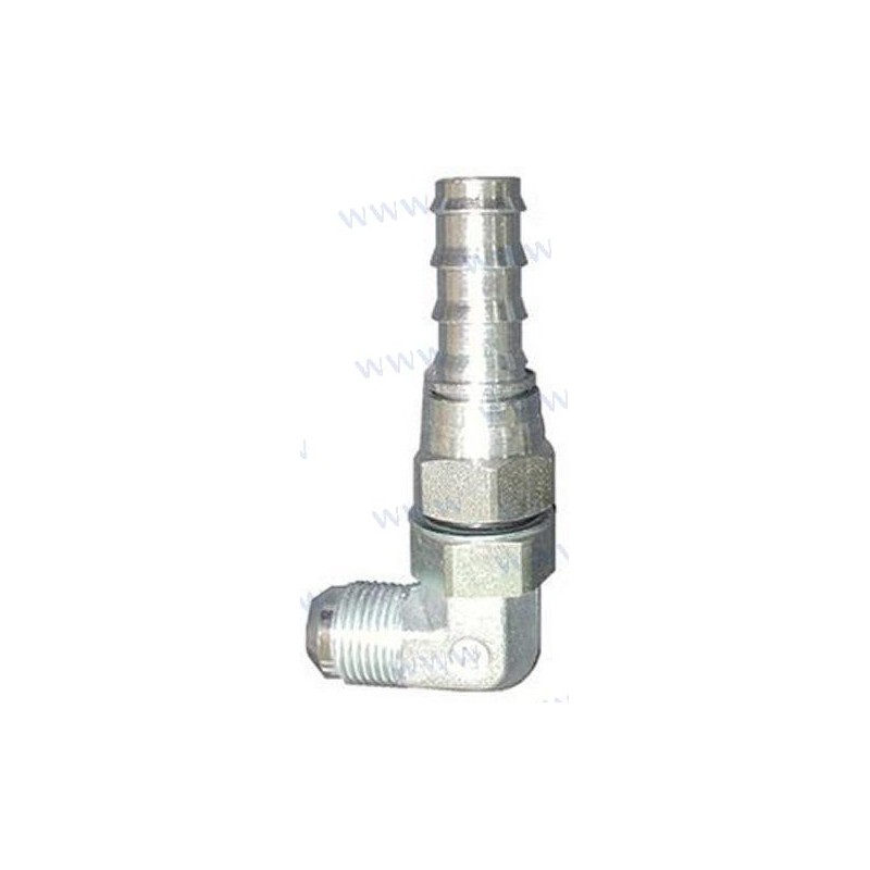 RACCORD CANNELE DROIT  3/4-16  1/2"