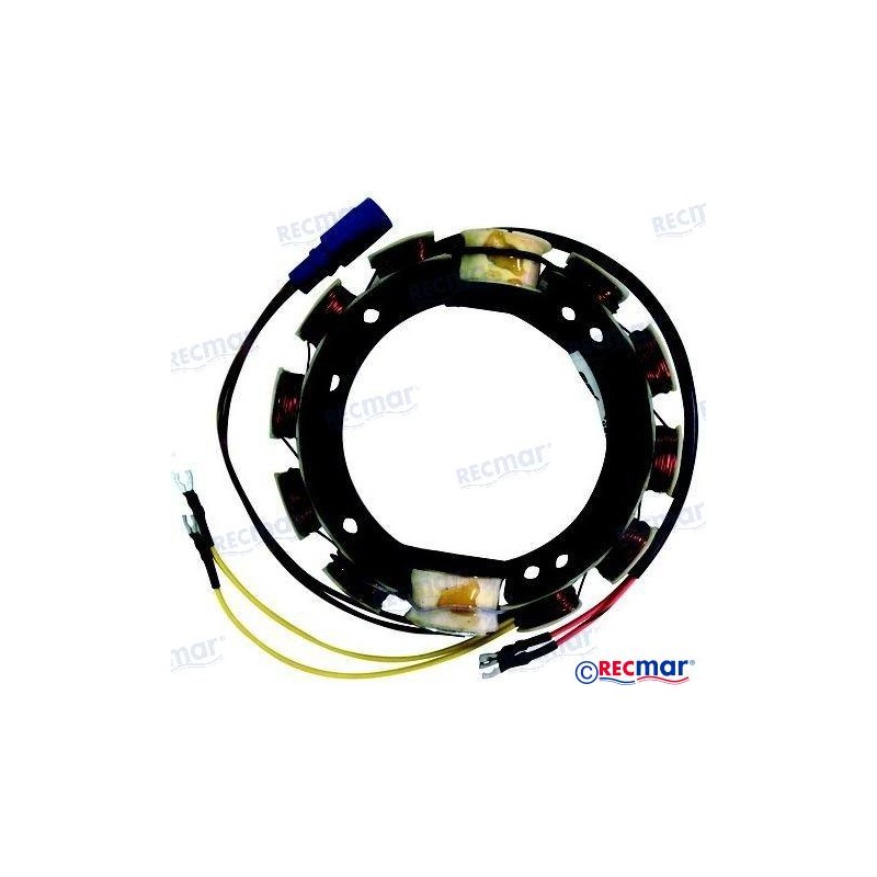 STATOR JOHNSON EVINRUDE 9 AMP - OMC/Johnson/Evinrude REC0763769 583410 763769 583410 763769