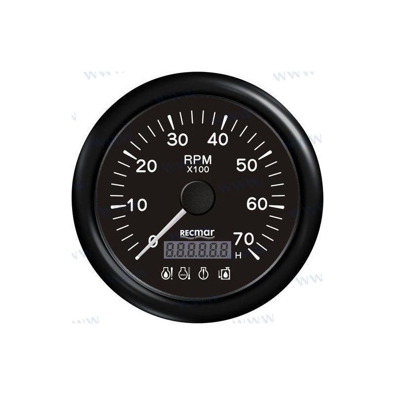 COMPTE TOURS 0/7000RPM NOIR