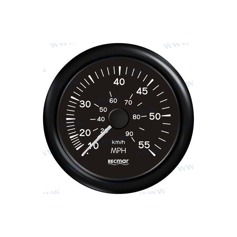 SPEEDOMETER 0/55 MPH NOIR