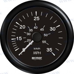 SPEEDOMETER 0/35 MPH NOIR