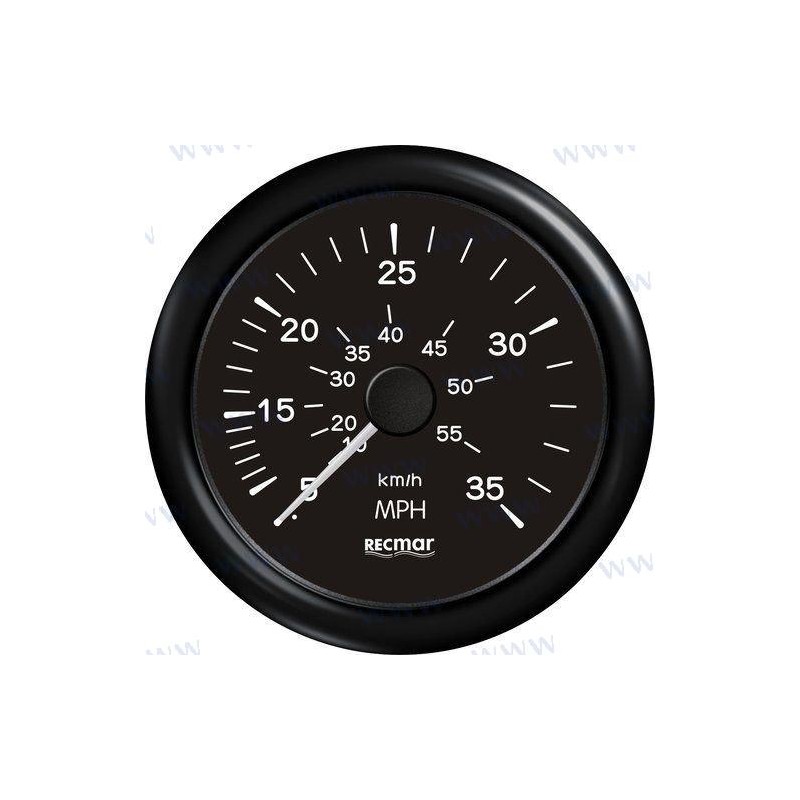 SPEEDOMETER 0/35 MPH NOIR