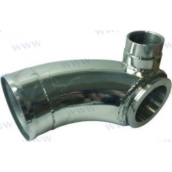 COUDE ECHAP. INOX VOLVO 3830988 - Volvo SED3091400 865545 3826841 3829668 3830988