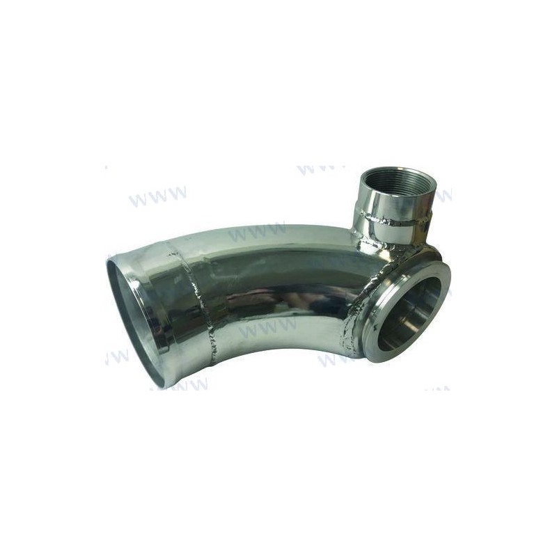 COUDE ECHAP. INOX VOLVO 3830988 - Volvo SED3091400 865545 3826841 3829668 3830988