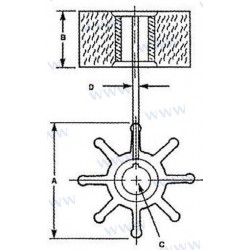 KIT TURBINE SHERWOOD - Caterpillar SHE18000K 4019403 4933743