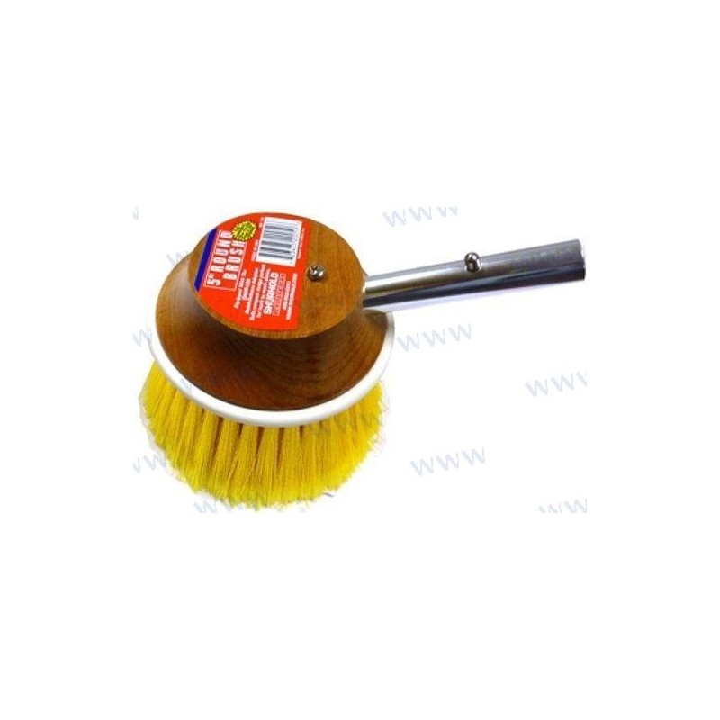 BROSSE RONDE DOUCE JAUNE 5"