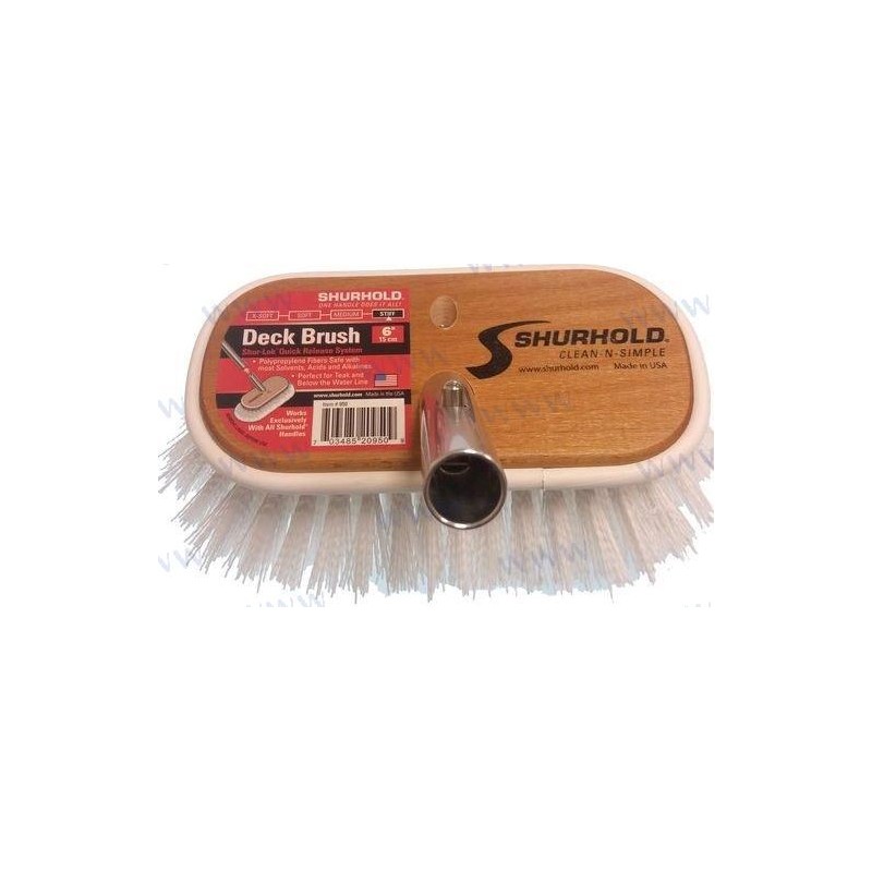 BROSSE DURE BLANCHE 15 CM