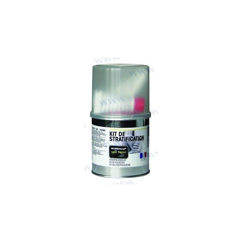 KIT DE STRATIFICATION POLYESTER 250 GR