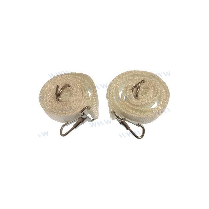 SANGLE DE TENSION BLANCHE (LOT DE 2)
