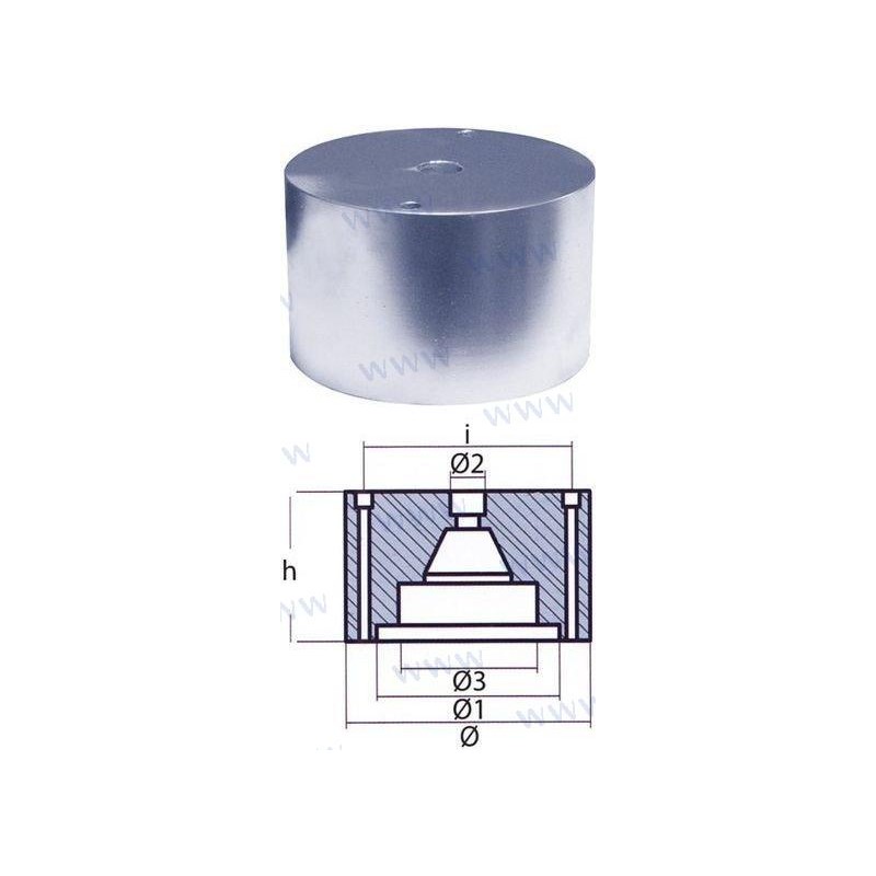 ANODE RIVA MERCURIUS 9,14KG.