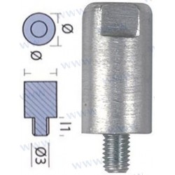 ANODE YANMAR - DIA. 20 M8 - Yanmar TEN01312 27210-200370