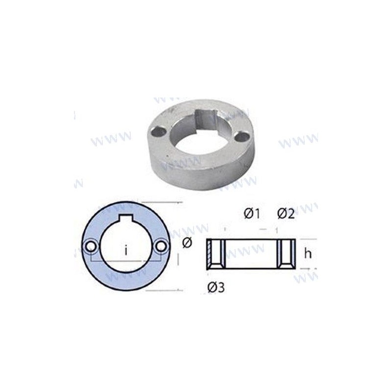 ANODE DUFOUR 27MM.