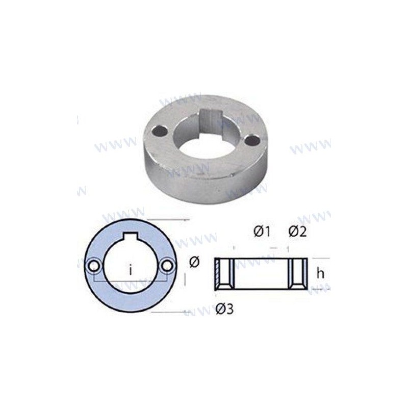 ANODE DUFOUR 28MM.