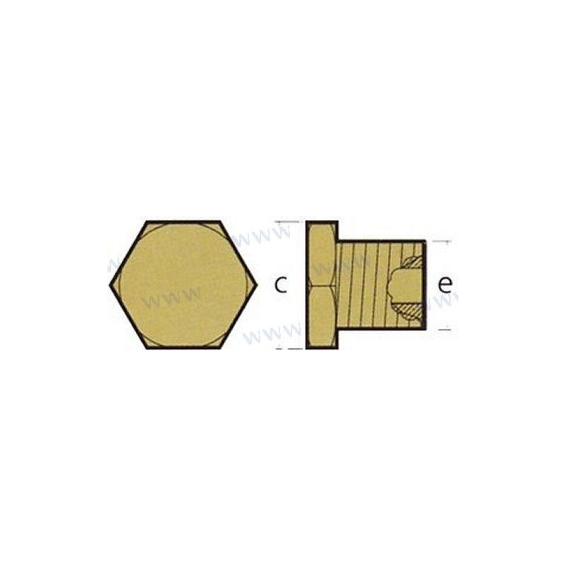 BOUCHON POUR ANODE CATERPILLAR TEN02021TP 6L2282