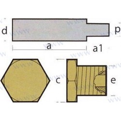 ANODE CATERPILLAR AVEC BOUCHON