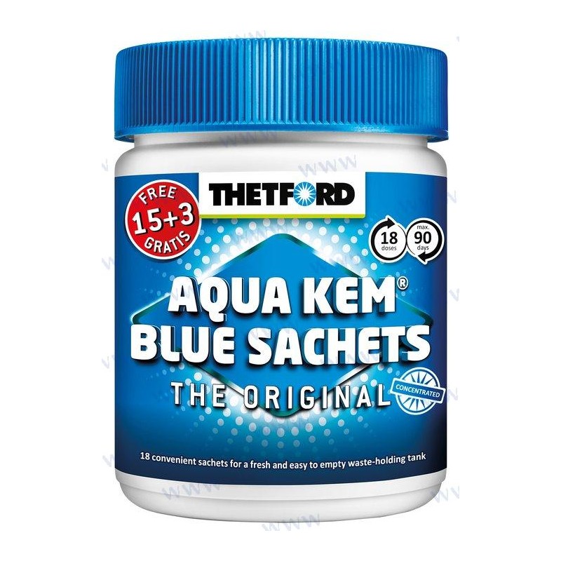 AQUA KEM BLUE CONCENTRE (15 + 3 SACHETS)