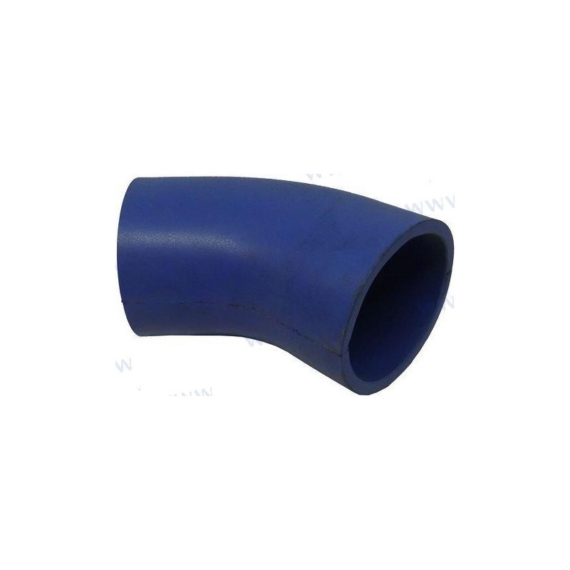 COUDE ECHAPPEMENT SILICONE 45X150 MM