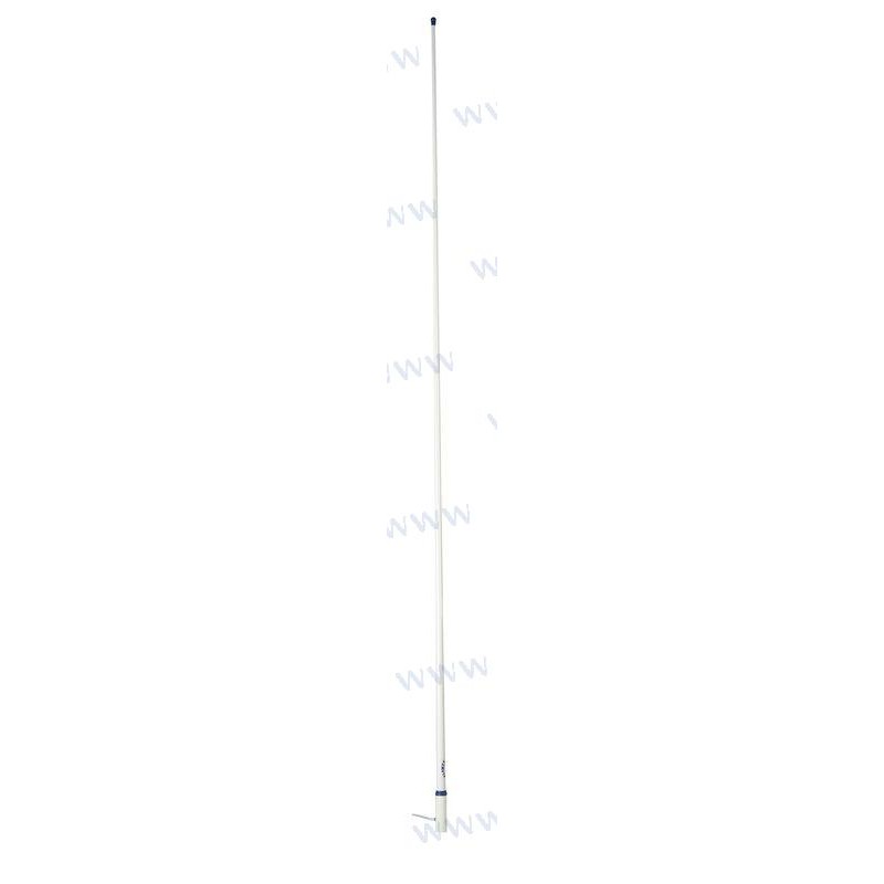 ANTENNE VHF 2,4 M FIBRE  BASE PVC