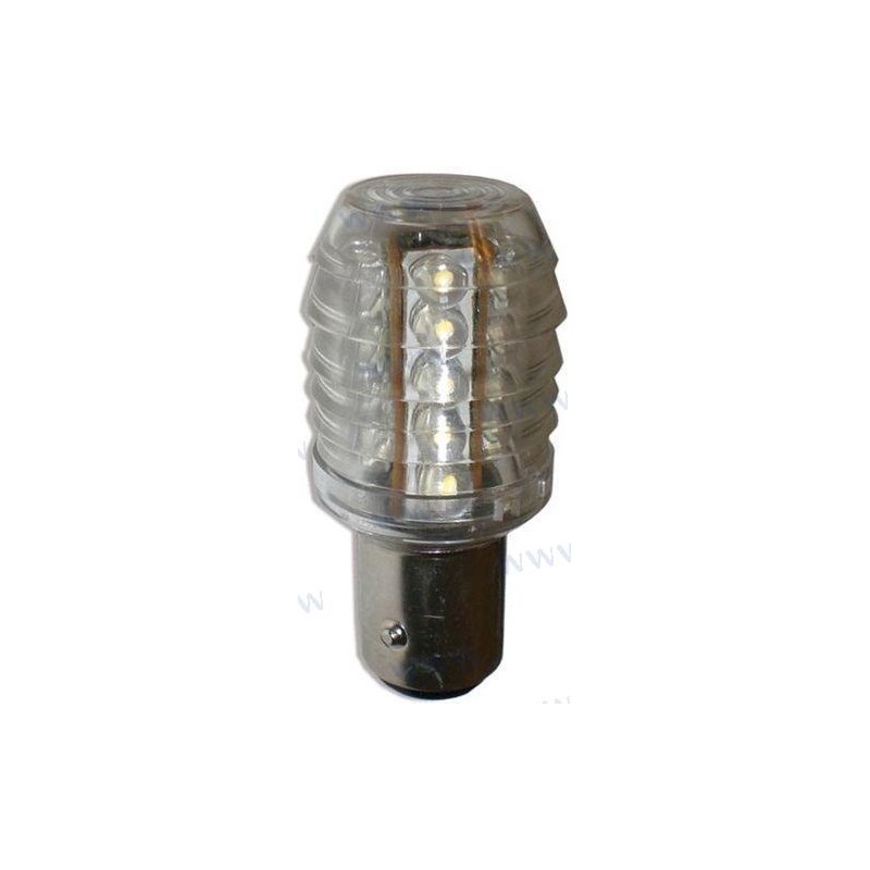 AMPOULE LED 240° 2P.BA15S 12V-400MA