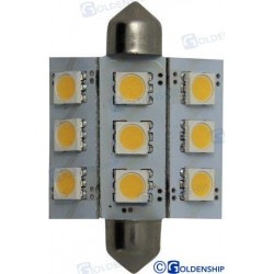 AMPOULE NAVETTE 9LED 2W 10/30V