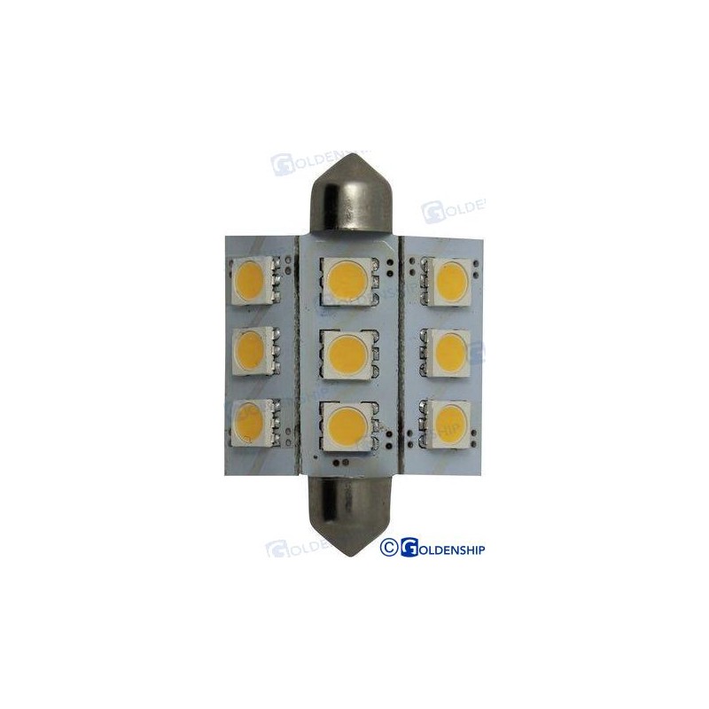 AMPOULE NAVETTE 9LED 2W 10/30V