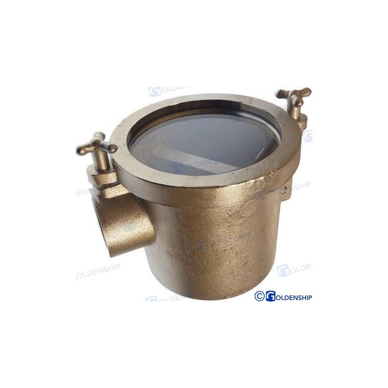 FILTRE A EAU 90° INOX  1 1/4"