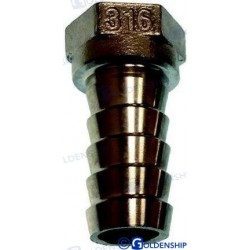 RACCORD CANNELE FEM INOX 1"X30MM