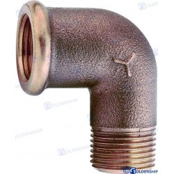 COUDE M/F BRONZE 3/4"