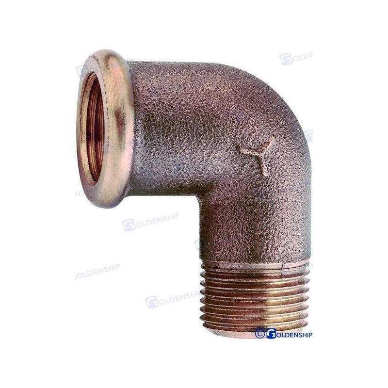 COUDE M/F BRONZE 3/4"