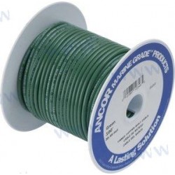 CABLE ELECTRIQUE  (0,8MM2) VERT - 175 M