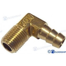 RACCORD CANNELE 90°  NPT 1/4X3/8 (2) - Yamaha