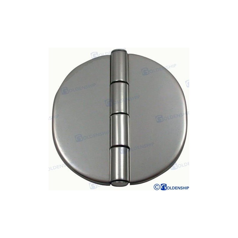 CHARNIERE COUVERTE INOX 65X65MM