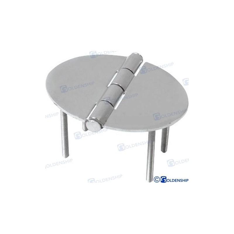 CHARNIERE INOX 4 VIS 67X48