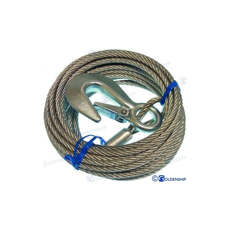 CABLE POUR TREUIL 5MM X 6M