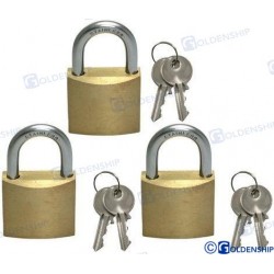 LOT DE 3 CADENAS 30MM