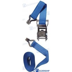 SANGLE AMARRAGE INOX 1,5 - BLEU - 6 M