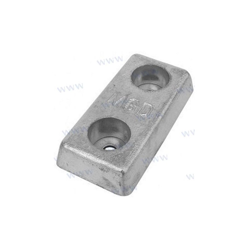 ANODE PLAQUE ALUMINIUM 1,9KG