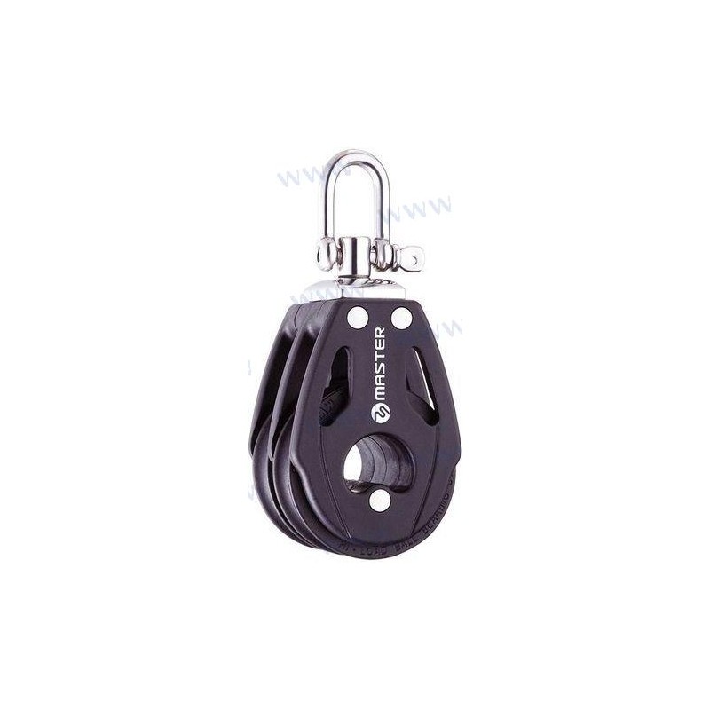 POULIE DOUBLE TOURNANTE 40MM