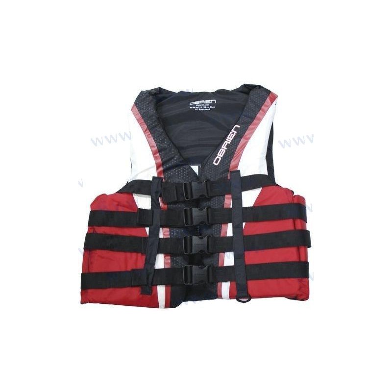 GILET 4B PRO NYLON ROUGE M