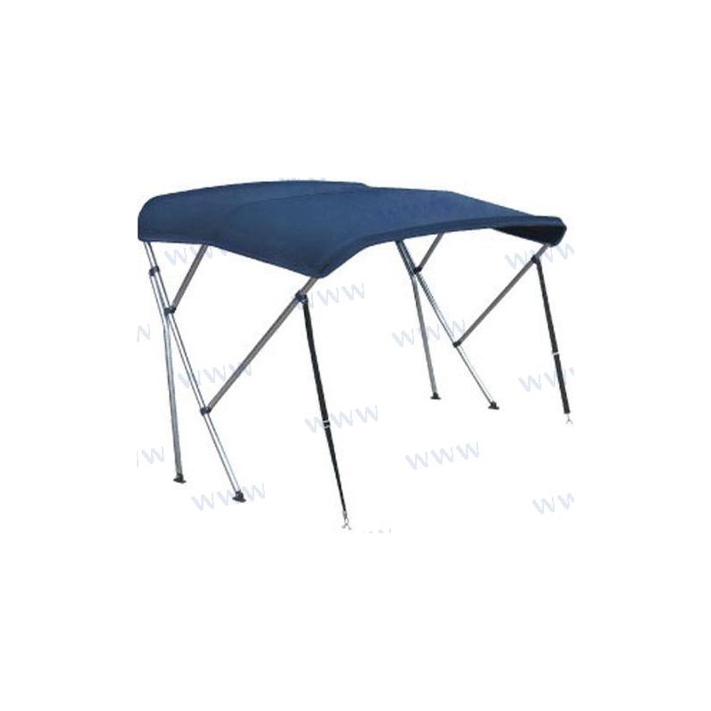 BIMINI AVEC SUPPORT 190/210 CM BLEU