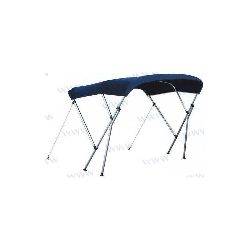 BIMINI AVEC SUPPORT 170/190 CM BLEU